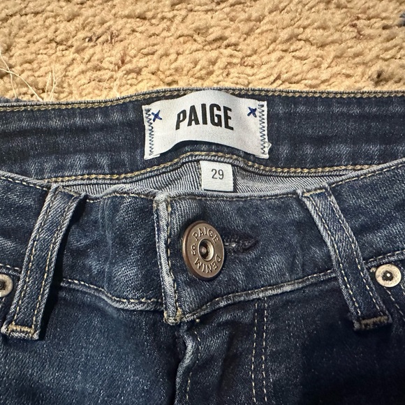 PAIGE Blue Skinny Jeans - Picture 3 of 3